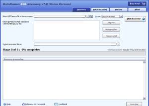 software - DataNumen SQL Recovery 7.0 screenshot
