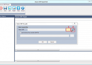 DBF File Recovery Freeware Tool screenshot