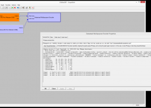 Datastead DirectShow Multiplexer to FFmpeg command-line screenshot