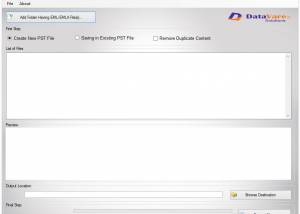 software - Datavare EML to PST Converter Expert 1.0 screenshot