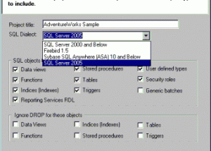 DBDocumentor screenshot