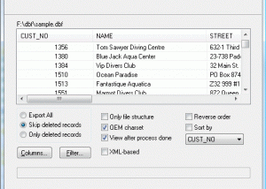 software - DBF Converter 6.15 screenshot