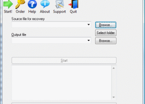 software - DBF Recovery 4.1 screenshot