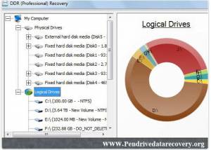 DDR Pen Drive Data Recovery screenshot