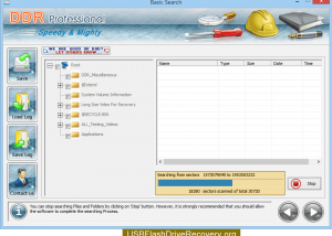 software - DDR Professional Data Recovery Software 5.6.1.3 screenshot