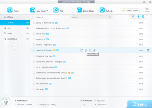 software - DearMob iPhone Music Manager 2.0 screenshot