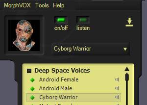 Deep Space Voices - MorphVOX Add-on screenshot