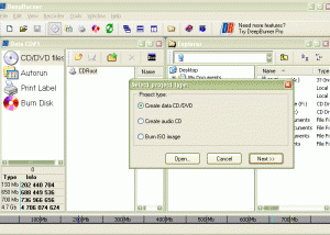 DeepBurner Portable screenshot
