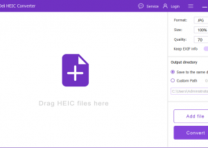 software - Deli HEIC Converter 1.0.5 screenshot