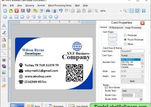 software - Design Business Card Software 9.4.2.1 screenshot