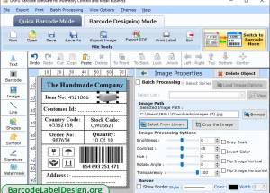 Design Retail Barcode Label Software screenshot