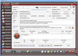 software - Desk Quote Professional 10.0 screenshot