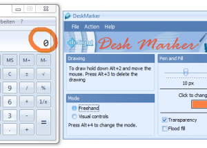 DeskMarker screenshot