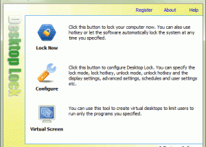 Desktop Lock screenshot