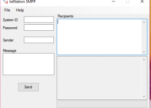 software - Desktop SMS SMPP tool 1.0 screenshot