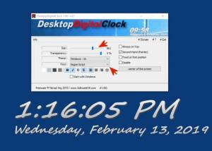 software - DesktopDigitalClock 5.35 screenshot