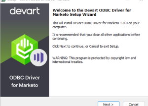 software - Marketo ODBC Driver by Devart 1.2.2 screenshot