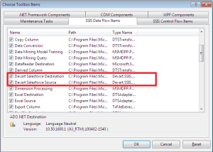 Full Devart SSIS Data Flow Components screenshot