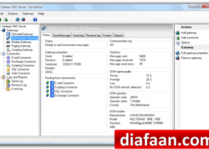 software - Diafaan SMS Server - full edition 4.0.0.0 screenshot