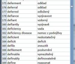 software - Dictionary Wordlist English Czech 3.0 screenshot