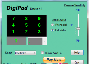 DigiPad screenshot