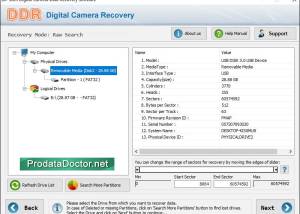 software - Digital Camera Photo Recovery Software 5.8.1.2 screenshot