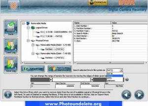 Digital Camera Picture Undelete screenshot
