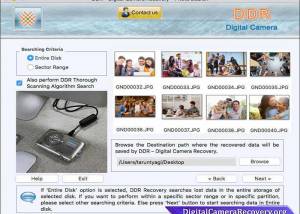 Digital Camera Recovery Tool screenshot