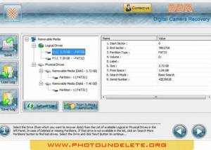 software - Digital Camera Undelete Software 5.3.1.2 screenshot