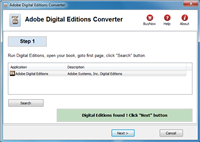 software - Digital Editions Converter 4.1.1 screenshot