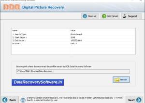 Digital Photo Data Recovery screenshot