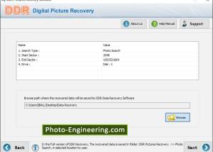 software - Digital Photo Recovery Tool 4.3.0.4 screenshot