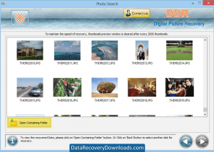 software - Digital Pictures Recovery Application 5.6.1.3 screenshot