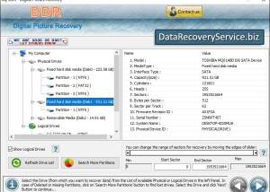 software - Digital Pictures Recovery Software 5.4.1.2 screenshot