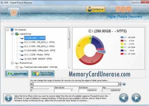 software - Digital Pictures Unerase Software 5.3.1.2 screenshot