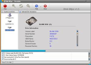 Disk Wipe screenshot