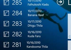 software - Diving Log for Windows Phone 4.0.0.0 screenshot