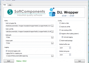 DLLWrapper screenshot