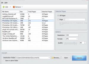 software - Docany PDF to JPG Converter 1.1.2 screenshot