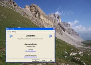 Dolomites Screen Saver screenshot