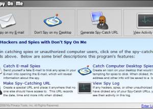 software - Don't Spy On Me 1.0.3266.41302 screenshot