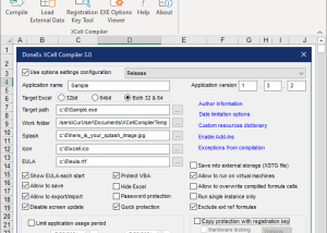 software - DoneEx XCell Compiler 3.3.5 screenshot