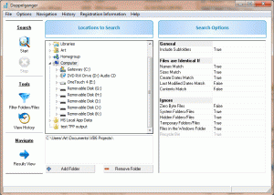 software - Doppelganger - Duplicate File Finder 1.0.3 screenshot