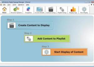 software - doPublicity Digital Signage Software 4.8 screenshot