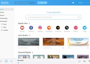 software - Doremi Music Downloader for Windows 9.3.4 screenshot