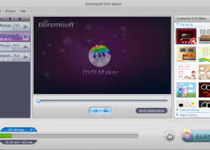 software - Doremisoft DVD Maker 1.3.2 screenshot