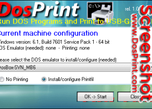 DosPrint screenshot