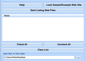 Download Entire Web Sites Software screenshot