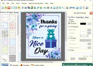 software - Download Greeting Card Templates 9.5.1.9 screenshot