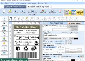 software - Download Publisher Barcode Maker 3.7.7 screenshot